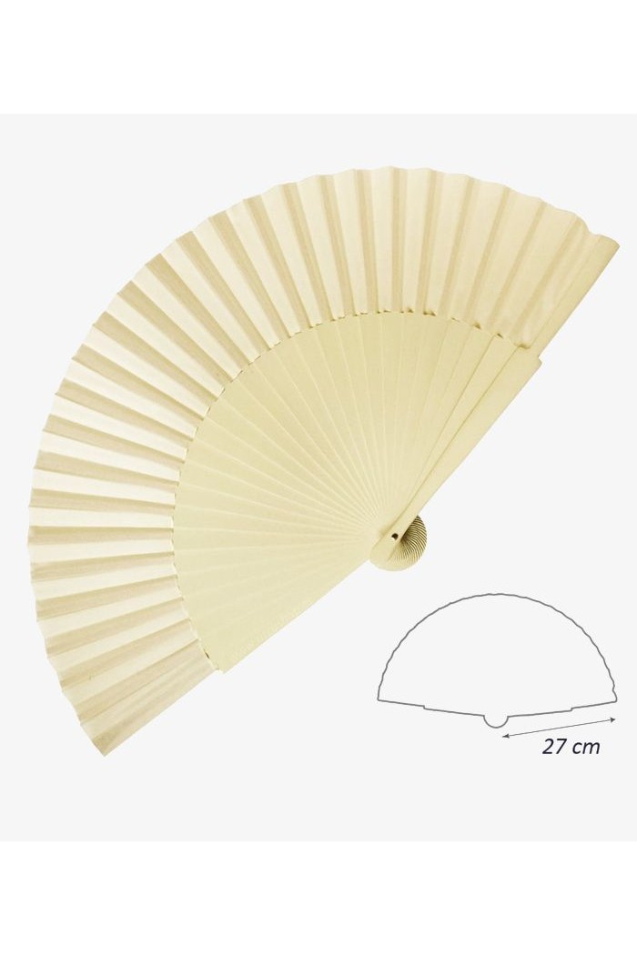  Spanish fans model Spanish Fan (27 cm) Ivory