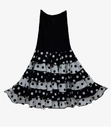 flamenco skirts for woman by order - - Zingara with polka dots - Lycra and koshivo