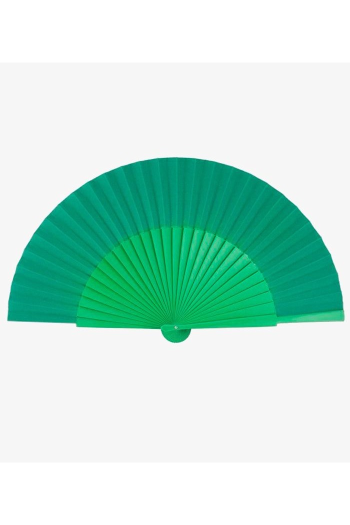  Spanish fans model Spanish Fan (27 cm) Andalusian green
