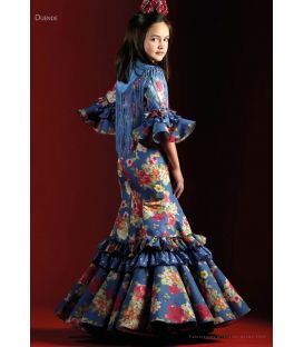 Vestido de flamenca Duende Flores Niña