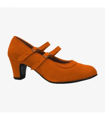 trainning flamenco shoes semiprofessional - - Semiprofessional Basic with 2 Straps - Suede