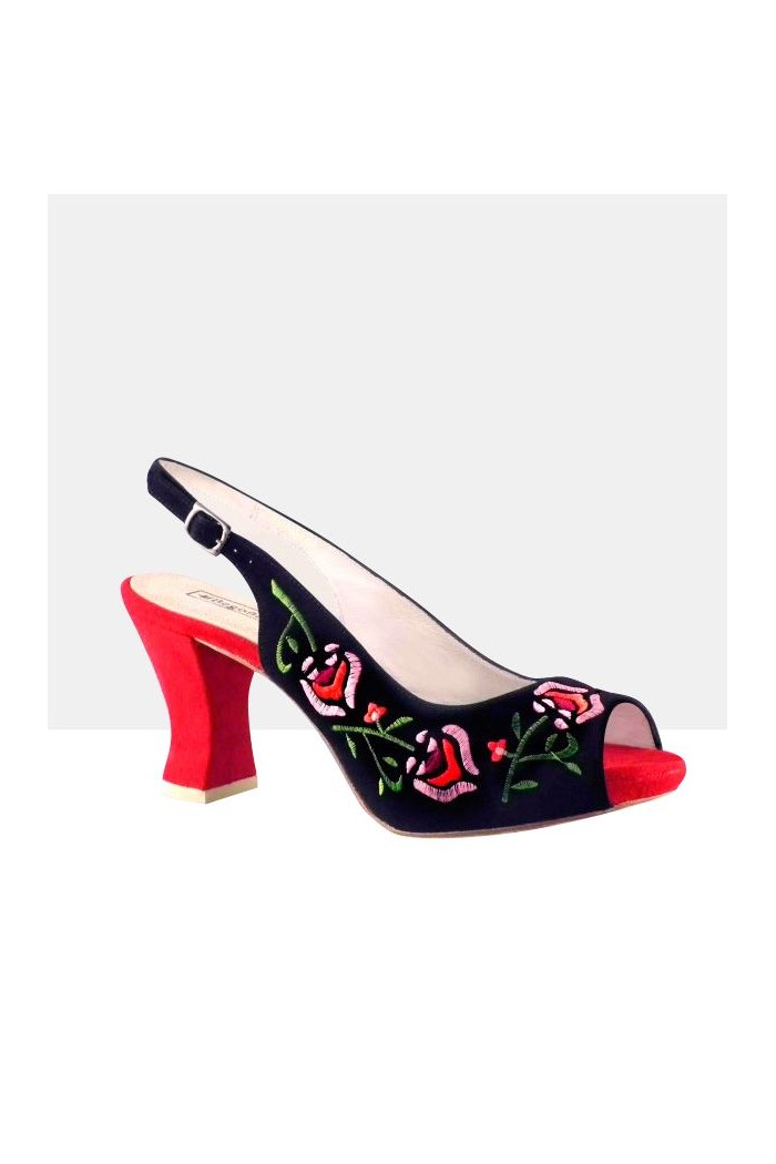 Chaussures de rue flamenco Begoña Cervera Begoña Cervera modèle Bordado Rue I 