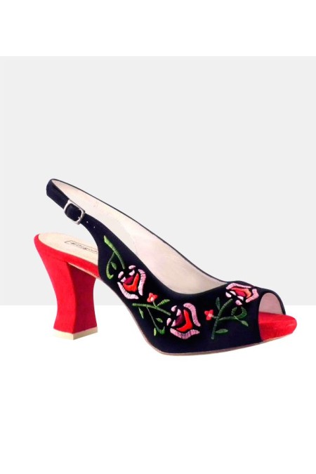 Chaussures de rue flamenco Begoña Cervera Begoña Cervera modèle Bordado Rue I 