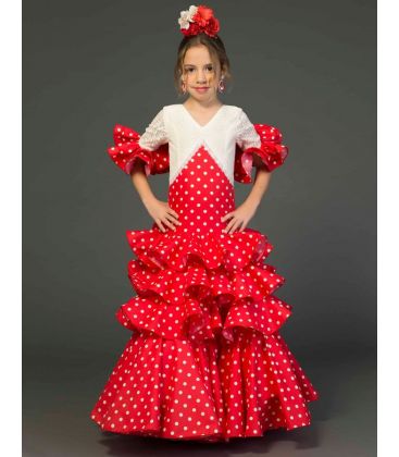 robes de flamenco 2018 enfants - Aires de Feria - Robe de flamenca Cristina enfant à pois