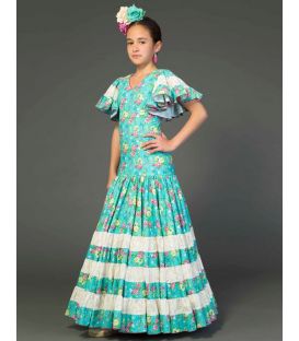 Robe de flamenca Eva enfant imprimé