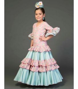 Robe de flamenca Paula enfant imprimé