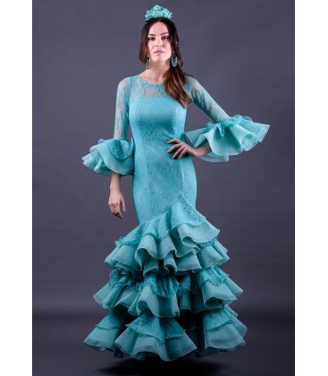 trajes de flamenca 2018 mujer - Vestido de flamenca TAMARA Flamenco - Vestido de gitana Giralda Encaje