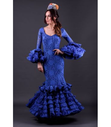 robes de flamenco 2019 pour femme - Vestido de flamenca TAMARA Flamenco - Robe de flamenca Alhambra Azulina