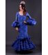 woman flamenco dresses 2019 - Vestido de flamenca TAMARA Flamenco - Flamenca dress Alhambra Azulina