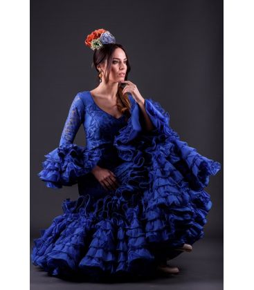 woman flamenco dresses 2019 - Vestido de flamenca TAMARA Flamenco - Flamenca dress Alhambra Azulina