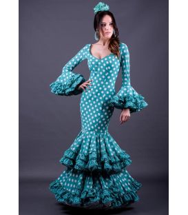 trajes de flamenca 2019 mujer - Vestido de flamenca TAMARA Flamenco - Traje de gitana Cordoba Lunares