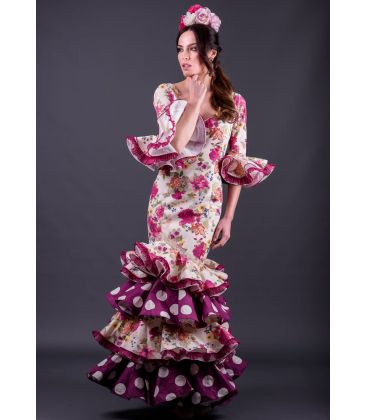 trajes de flamenca 2018 mujer - Vestido de flamenca TAMARA Flamenco - Traje de flamenca Calé flores