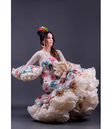 robes de flamenco 2019 pour femme - Vestido de flamenca TAMARA Flamenco - Robe de flamenca Jade Flores