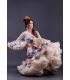 robes de flamenco 2019 pour femme - Vestido de flamenca TAMARA Flamenco - Robe de flamenca Jade Flores