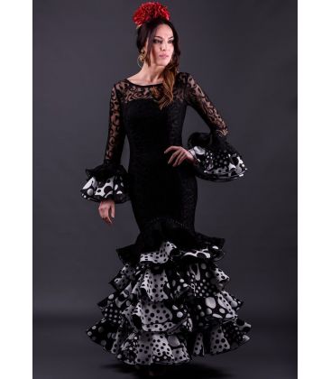 woman flamenco dresses 2019 - Vestido de flamenca TAMARA Flamenco - Flamenca dress Estepona Lunares