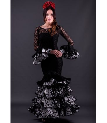 trajes de flamenca 2019 mujer - Vestido de flamenca TAMARA Flamenco - Traje de flamenca Estepona Lunares