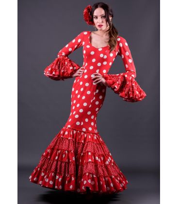 trajes de flamenca 2018 mujer - Vestido de flamenca TAMARA Flamenco - Traje de flamenca Amaya Lunares