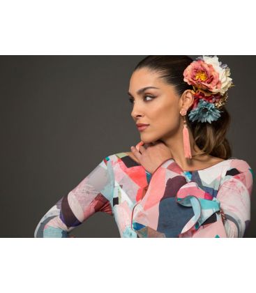 trajes de flamenca 2018 mujer - Aires de Feria - Vestido de gitana Pasion Estampado