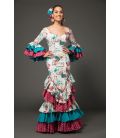 Traje de flamenca Madrugá Flores