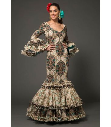 robes de flamenco 2018 femme - Aires de Feria - Robe de flamenca Sevilla imprimé