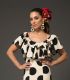 trajes de flamenca 2018 mujer - Aires de Feria - Blusa de flamenca Lucia Lunares