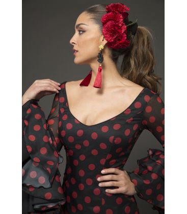 flamenca dresses 2018 for woman - Aires de Feria - Flamenca dress Cordoba small polka dots