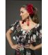 robes de flamenco 2018 femme - Aires de Feria - Blouse de flamenca Lucia Fleurs