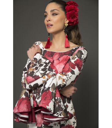 robes de flamenco 2018 femme - Aires de Feria - Robe de flamenca Vejer fleurs