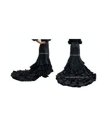 tailed gown bata de cola - Faldas de flamenco a medida / Custom flamenco skirts - 