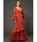 Flamenca dress Estrella rubi