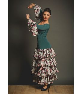 vestidos flamencos de mujer - Vestido flamenco TAMARA Flamenco - Vestido Cuarzo