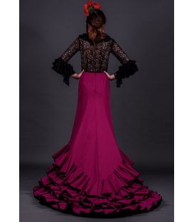 tailed gown bata de cola - Faldas de flamenco a medida / Custom flamenco skirts - Tailed Gown Professional 7 flounces