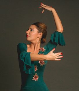 bodycamiseta flamenca mujer en stock - Maillots/Bodys/Camiseta/Top TAMARA Flamenco - Camiseta Primavera - Viscosa