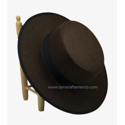Chapeaux espagnols modèle Chapeau (Cordobes) Brun/Gris Marron