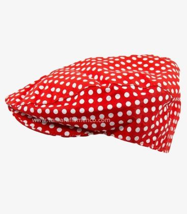 country cap spanish andalusian - - Country Cap - Red with white Polka-Dots