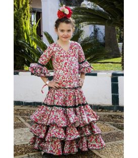 trajes de flamenca 2018 nina - - Girasol niña