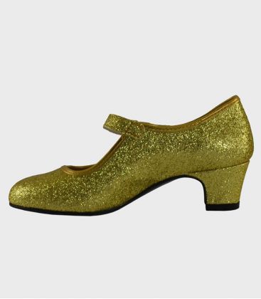 zapatos de flamenca y gitana para feria - - Zapato de feria - Glitter