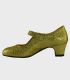 zapatos de flamenca y gitana para feria - - Zapato de feria - Glitter