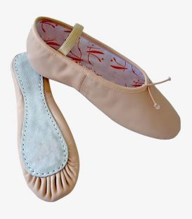 half pointe shoes - - Ballet leather shoes Pilar 