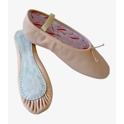 Chaussons de danse classique (demi-pointes) modèle Zapatillas de ballet Saumon