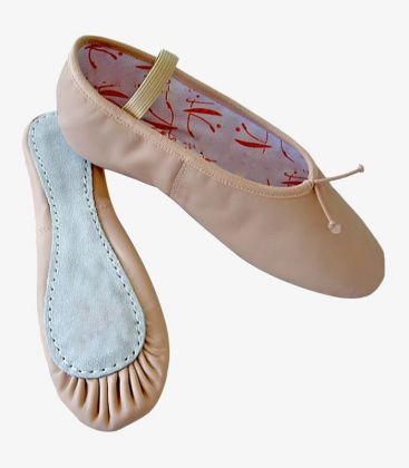 medias puntas de ballet - - Zapatillas ballet piel suela entera Pilar
