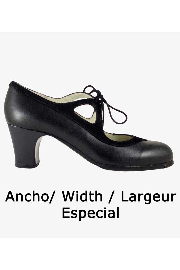 Chaussures professionnelles de flamenco modèle Chaussures de flamenco Candor Noir
