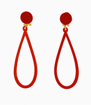boucles d oreilles de flamenco en stock - - Boucles d'oreilles Design 02 - Acétate