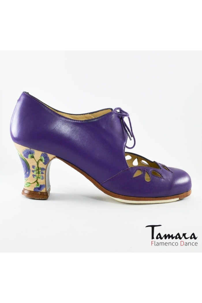 Zapatos de flamenco Profesionales Begoña Cervera modelo Zapatos de flamenco Petalos Morado