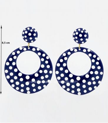 flamenco earrings - - Earrings polka dots super