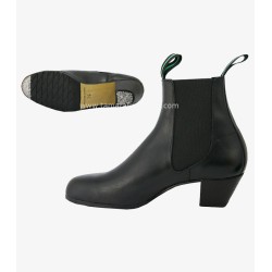 Chaussures de flamenco pour la pratique Tamara modèle Bottes flamenco semi-professionnel - TAMARA Noir