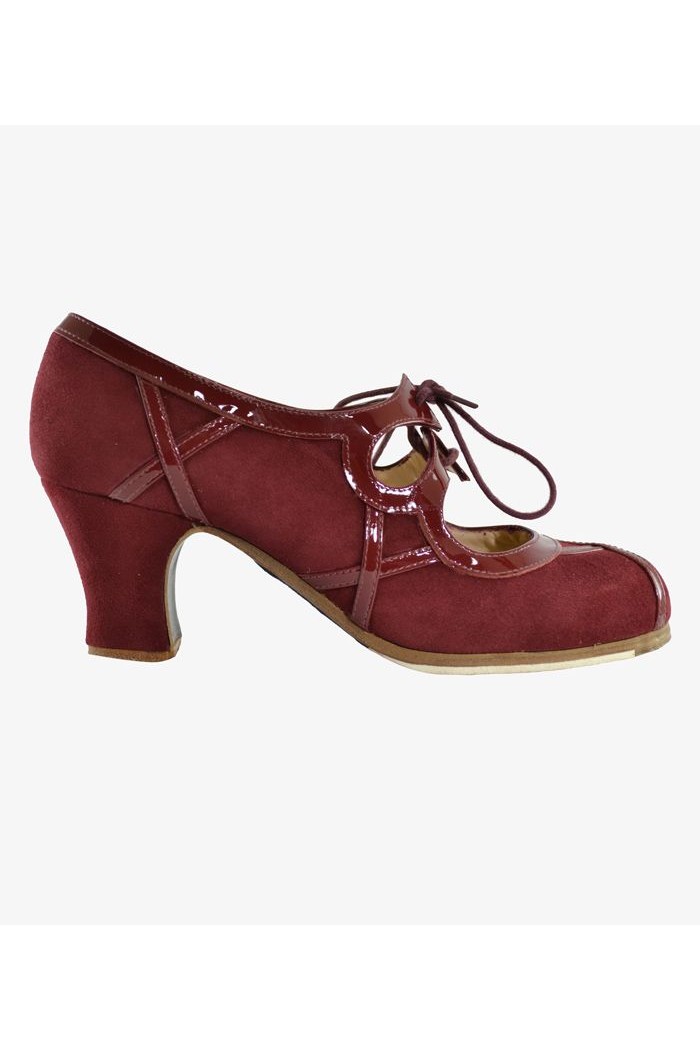 Zapatos de flamenco Profesionales modelo Zapatos de flamenco Barroco Cordones 