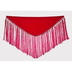 Mantoncillo feria liso/estampado/encaje modelo Mantoncillo niña - Crep (55-60 cm) Turquesa