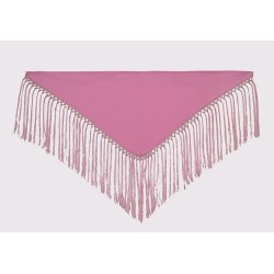 Châle foire uni/imprimé/lacé modèle Châle enfant - Crêpe (75-80 cm) Marron