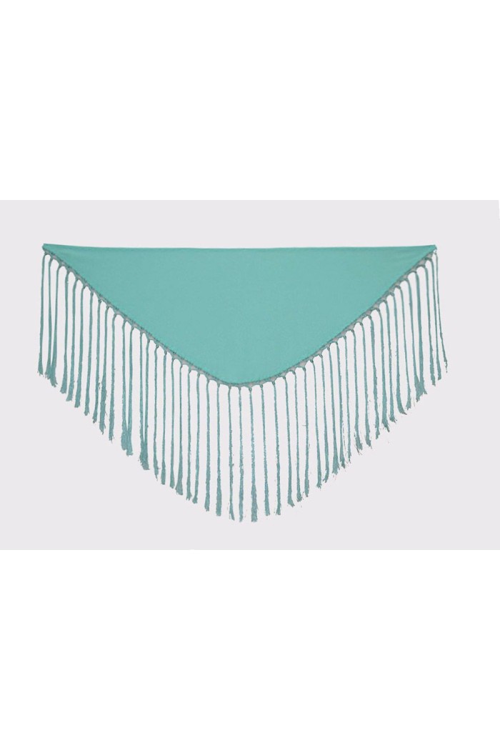 Châle foire uni/imprimé/lacé modèle Châle enfant - Crêpe (75-80 cm) Marron